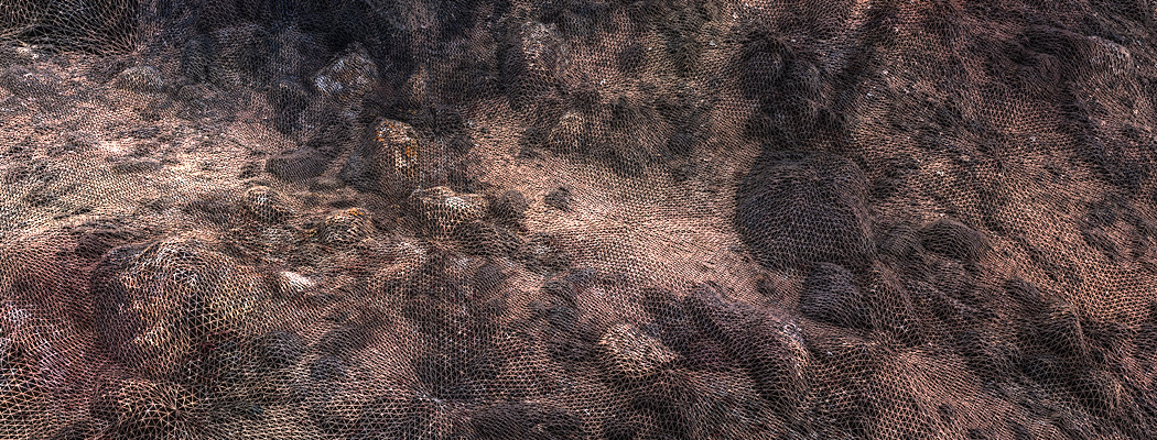 Ground detail, wireframe view